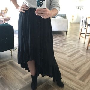Faux Wrap Skirt